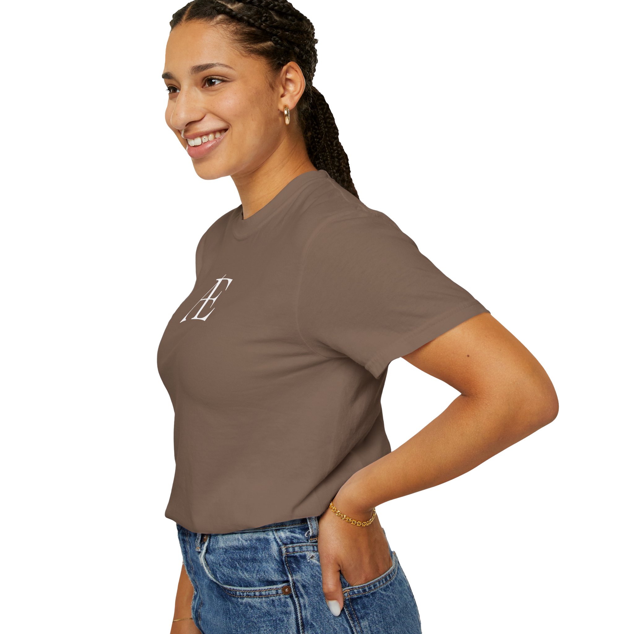 Women's Minimalist Logo T‑Shirt — Small Chest Graphic, Unisex Casual Tee - Image 25
