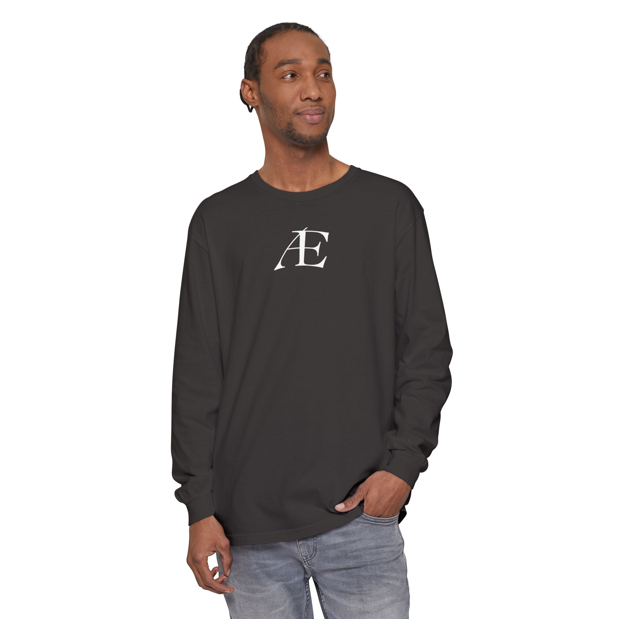 Men's Æ Minimalist Logo Long Sleeve Tee - Image 68