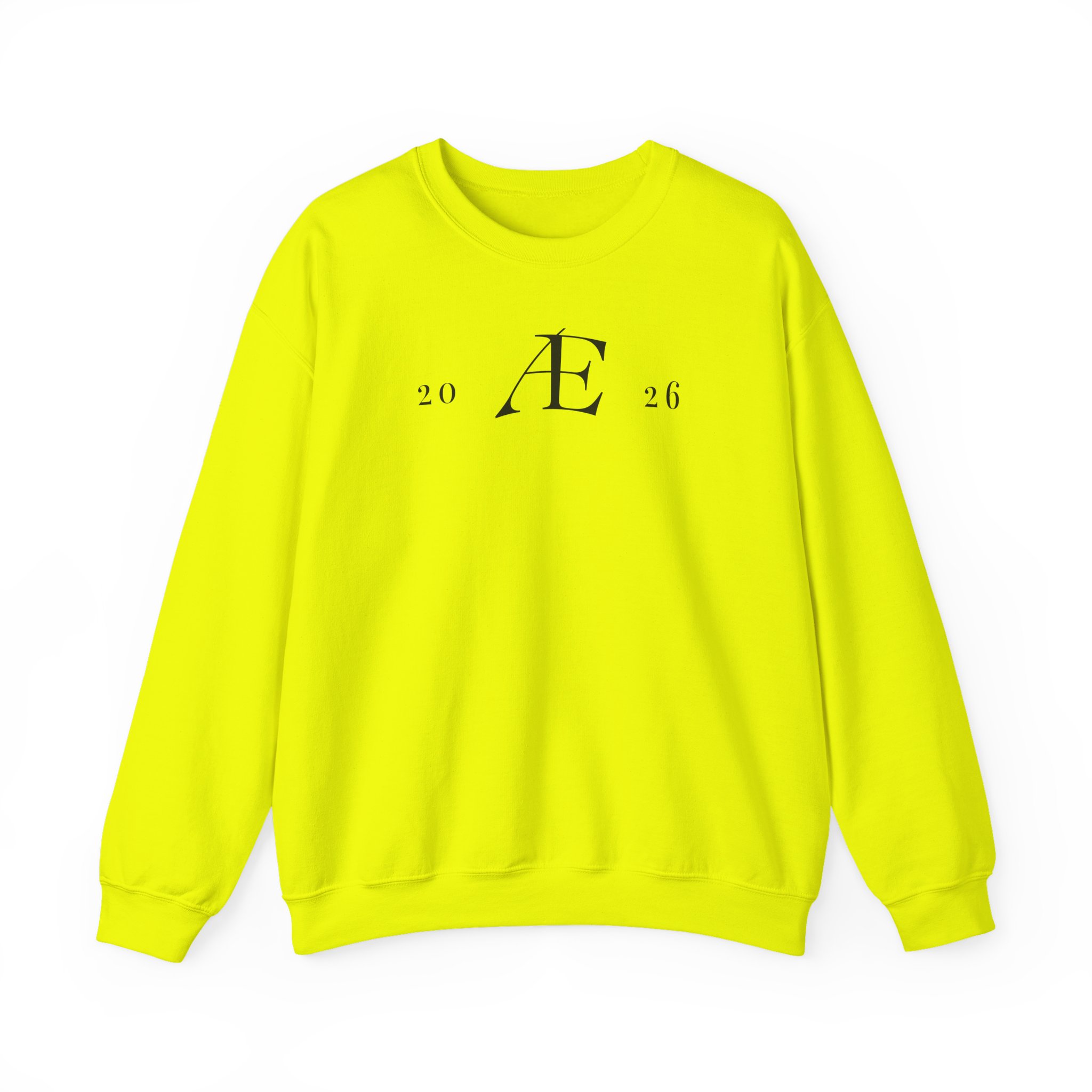 Men's Minimalist 'Æ 2026' Crewneck Sweatshirt – Classic White Monogram Pullover - Image 43