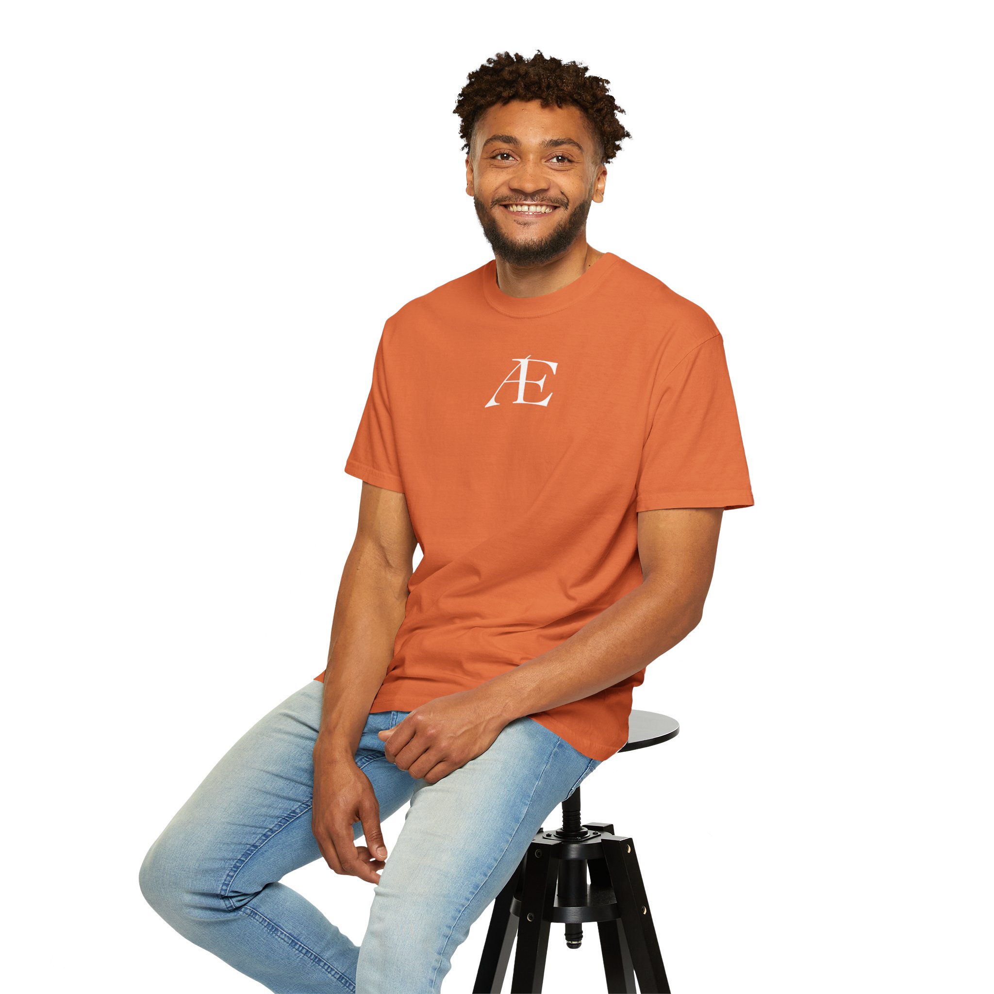 Mens Æ Minimalist Logo T‑Shirt — Small Chest Monogram Tee - Image 29