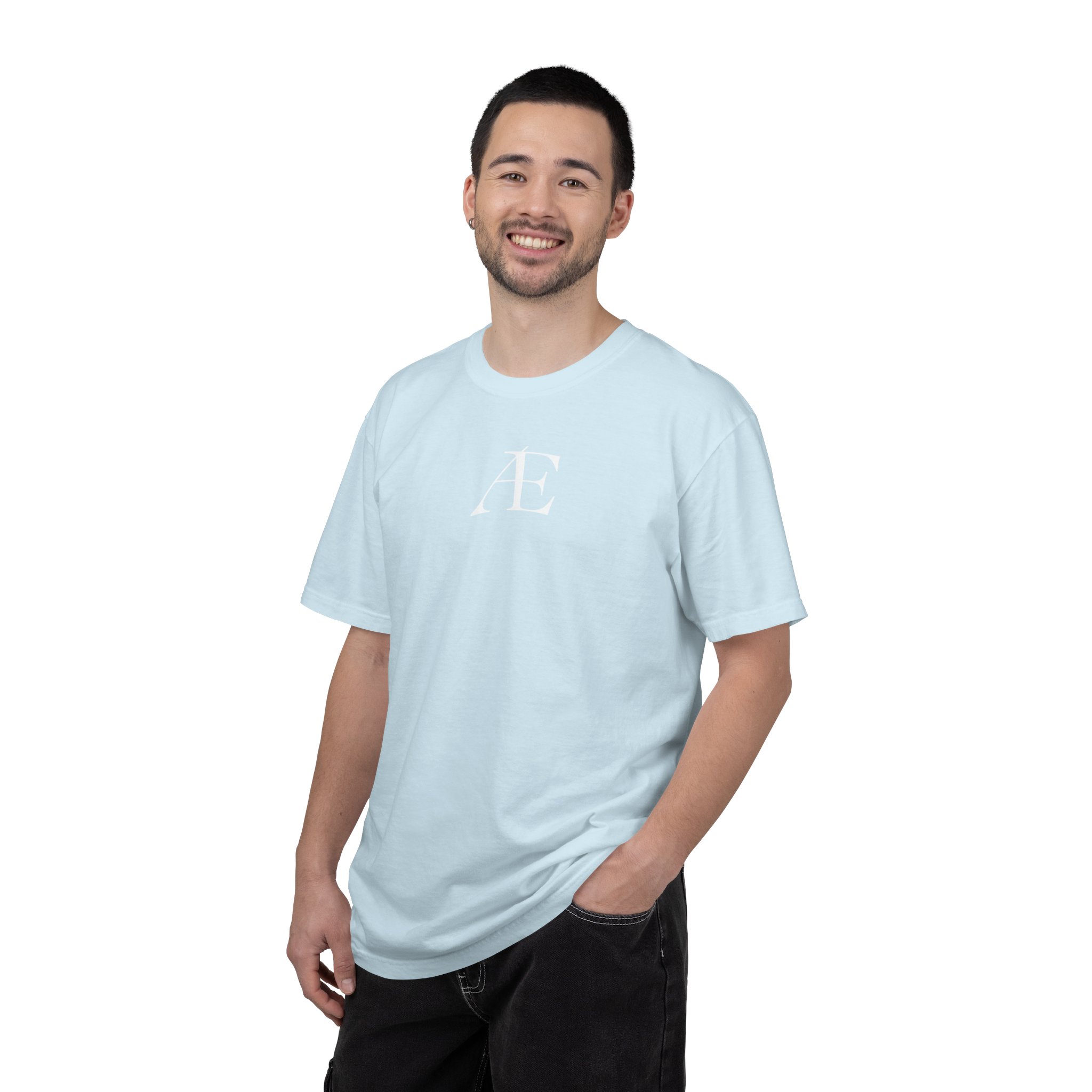 Mens Æ Minimalist Logo T‑Shirt — Small Chest Monogram Tee - Image 64