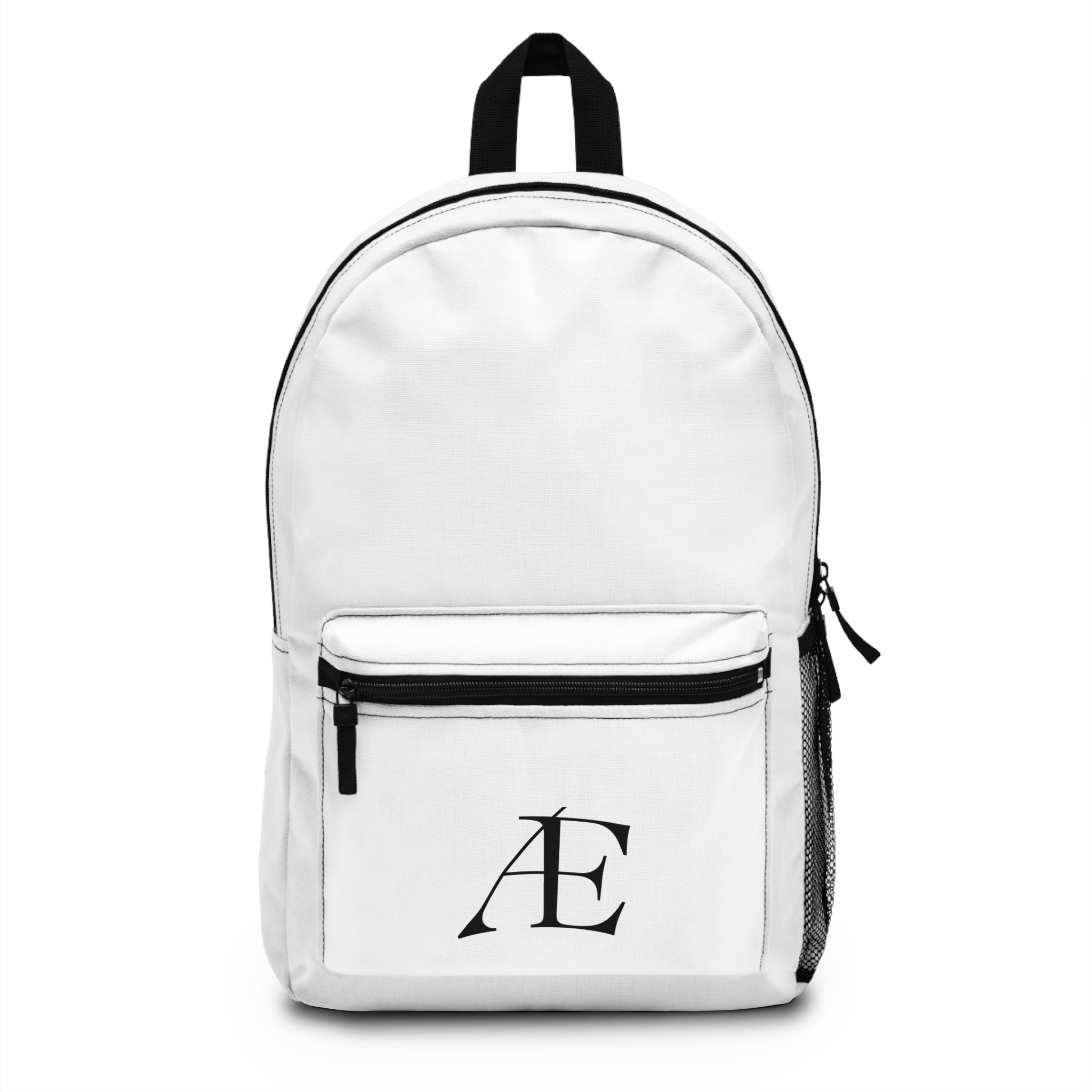 Æ Monogram Backpack — Minimalist Personalized School & Everyday Bag